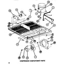 Amana TR518H-P7655610W compressor compartment diagram