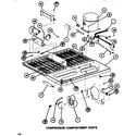 Amana TR520K1-P7816003W compressor compartment diagram