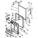 Amana TR518IQ-P1135703W refrigerator door diagram
