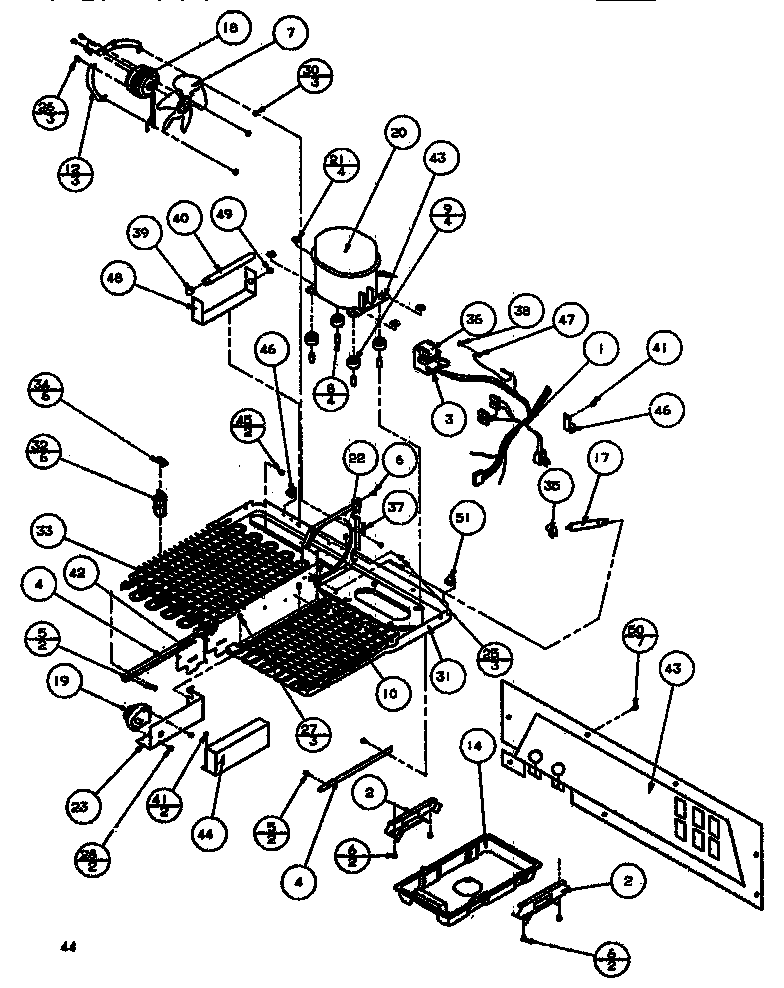 Amana TR518IQ-P1135703W compressor diagram