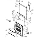 Amana TR518IT-P1170501W refrigerator door diagram