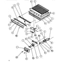 Amana TR518IT-P1170501W divider & controls diagram