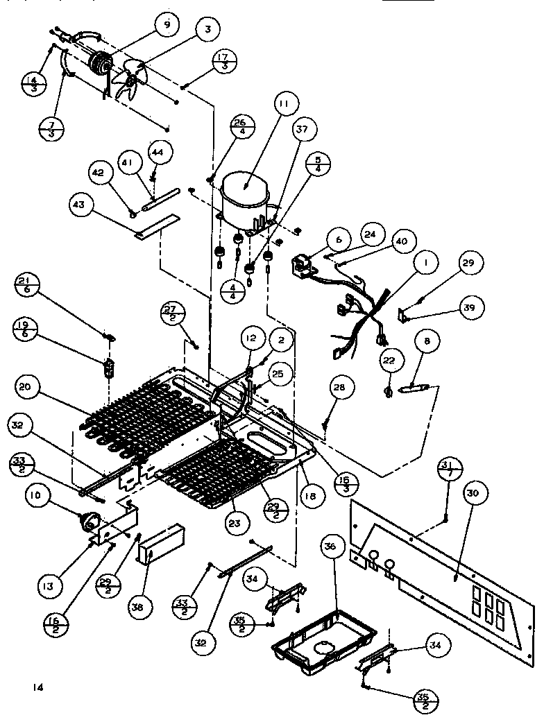 Amana TR518IT-P1170501W compressor diagram