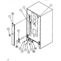 Amana TR518IT-P1170501W cabinet back diagram