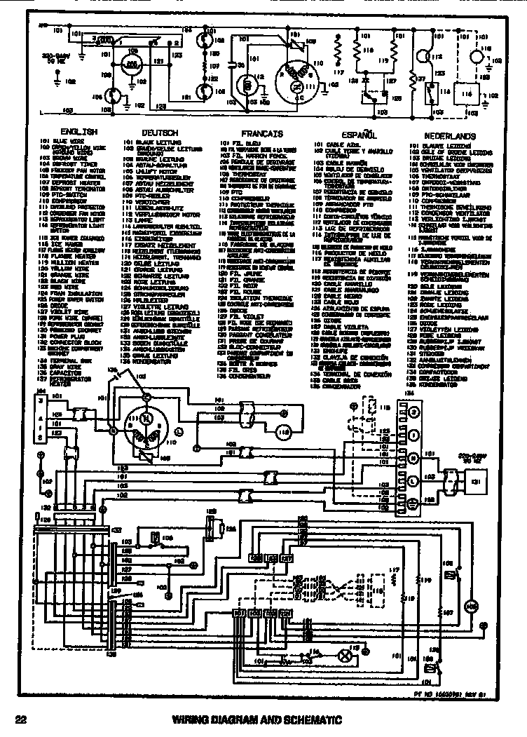 Amana TR518IT-P1170501W wiring diagram & schematic diagram