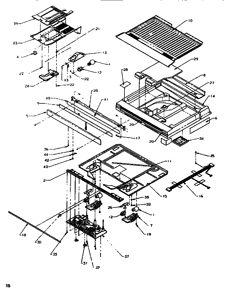 Amana TS518SW-P1183701W divider block diagram