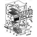 Amana SDI525F1-P7642507W freezer accessory diagram