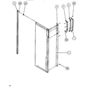 Amana SXDE522K-P1109902W refrigerator door (cont.) diagram