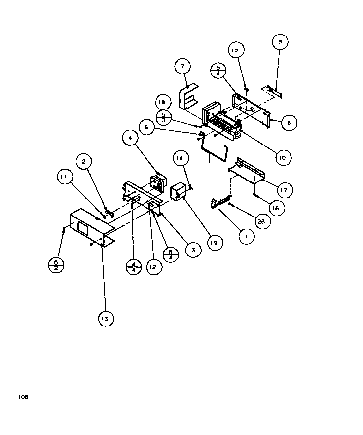 Amana SXDE522K-P1109902W icemaker diagram