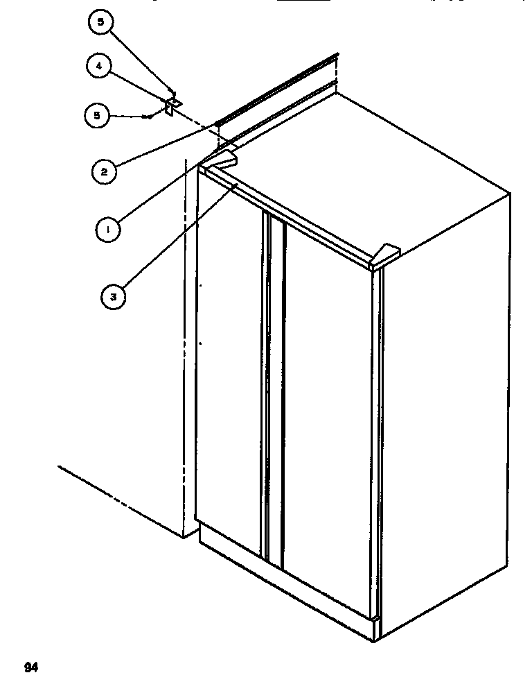 Amana SBDT520M-P1164101W b18 trim kit assembly (sbdt520k/p1110001w) diagram