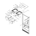Amana BR22S6W-P1196703WW crisper compartment diagram