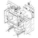 Amana AGS761L-P1142635NL cabinet assembly diagram