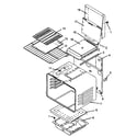 Amana AGS761L-P1142635NL oven assembly diagram