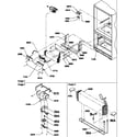 Amana BRF20TLW-P1199201WL evaporator area (brf20tlw/p1199201wl) diagram