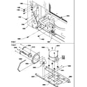 Amana BRF20TLW-P1199201WL machine compartment assembly (brf20tlw/p1199201wl) diagram