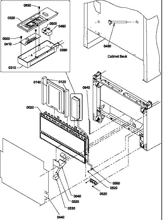 Amana BRF20TLW-P1199201WL condenser assembly/high voltage box (brf20tlw/p1199201wl) diagram