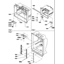Amana BRF20TLW-P1199201WL shelf ladders/light assemblies (brf20tlw/p1199201wl) diagram
