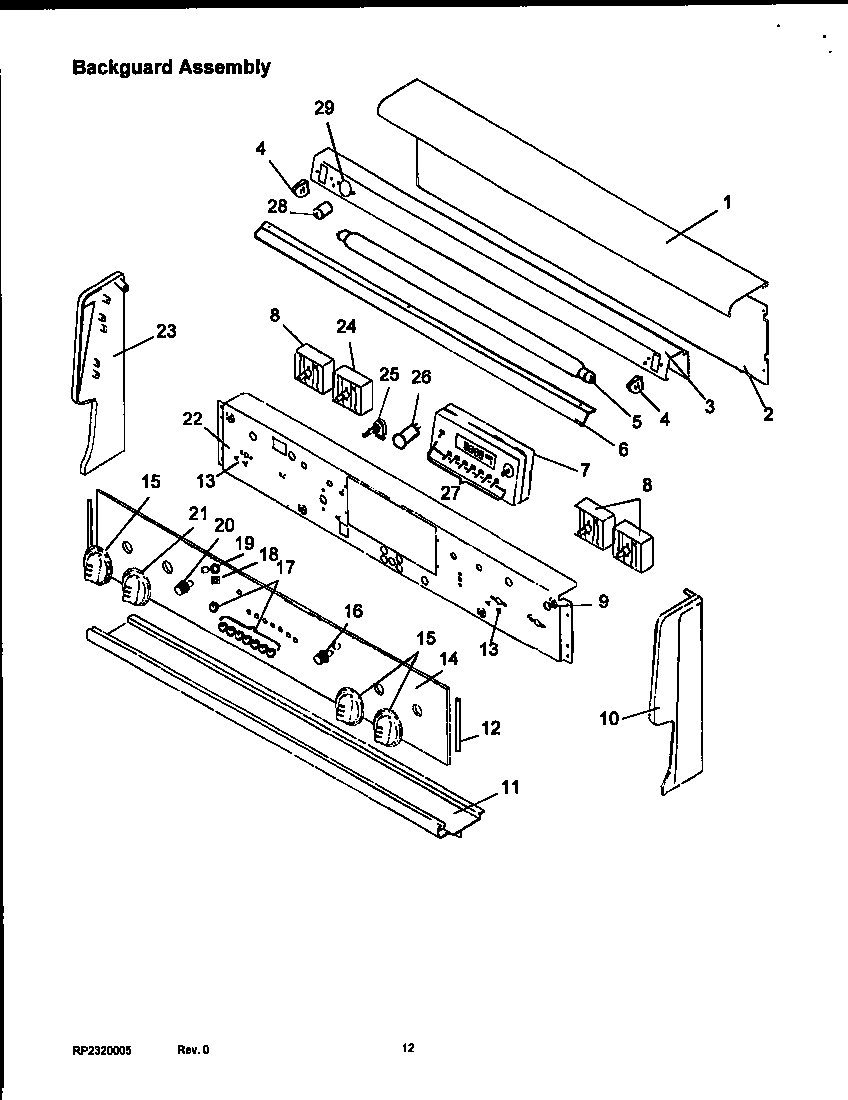 Amana ART6600E-P1143405NE control panel diagram