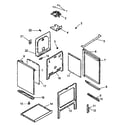 Amana ARTC7600LL-P1143406NLL oven assembly diagram
