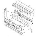 Amana ART6100E/P1142639NE backguard parts diagram