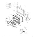 Amana TR22S4-P1196201WL freezer door assembly (tr22s4/p1196201we) (tr22s4/p1196201wl) (tr22s4/p1196201ww) (tr25s5/p1196401we) (tr25s5/p1196401wl) (tr25s5/p1196401ww) (tri22s4/p1196301we) (tri22s4/p1196301wl) (tri22s4/p1196301ww) diagram