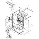 Amana GUX090X35B/P1207804F cabinet assembly diagram