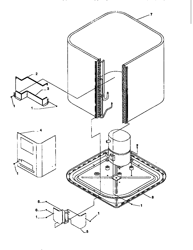Amana RCC30A2A/P1172403C cabinet assembly diagram