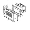 Amana ARR626W-P1142626NW oven door diagram