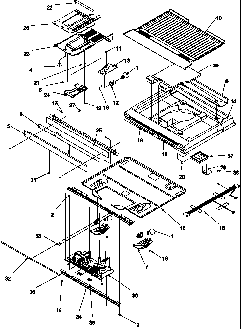 Amana TX19S3L-P1195902WL divider block diagram