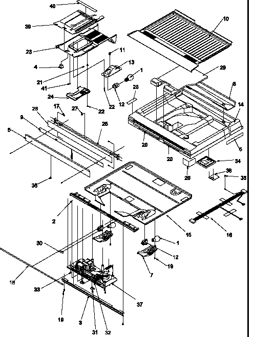 Amana TY18S4L-P1195307WL divider block diagram