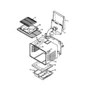 Amana AGS730L-P1141268NL cabinet assembly diagram
