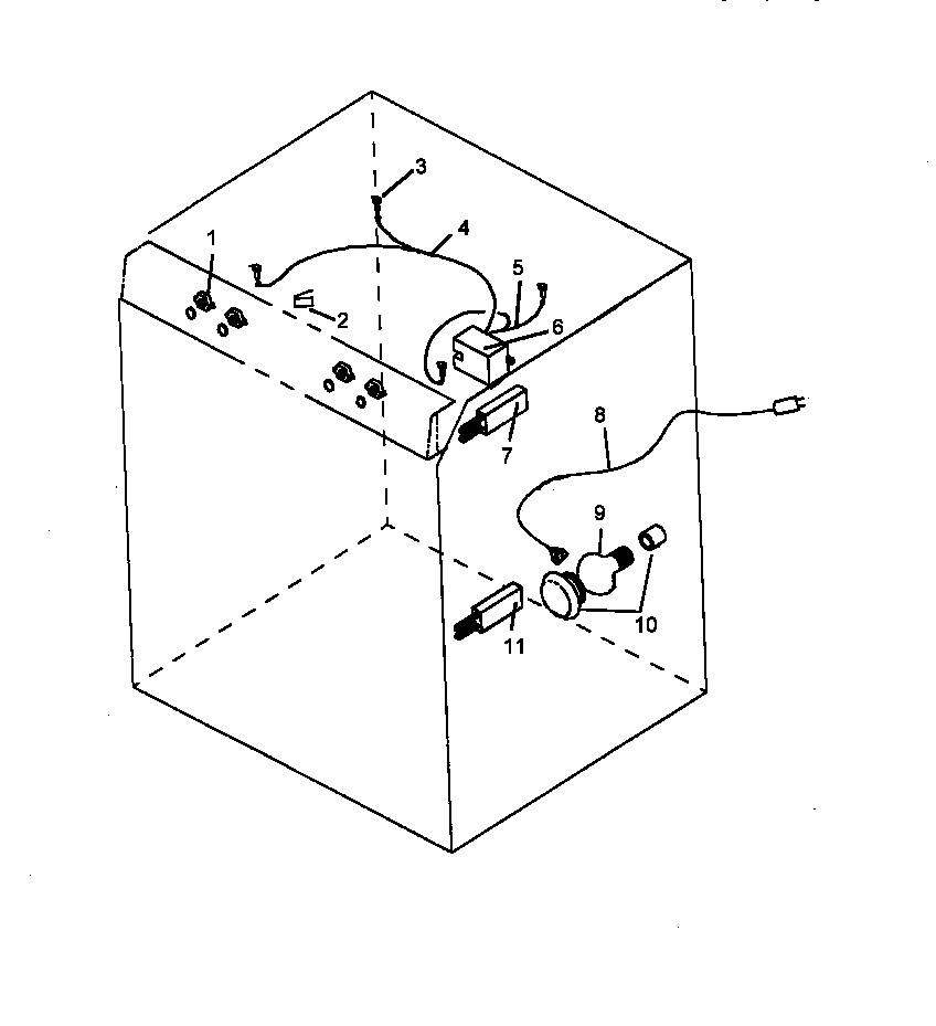 Amana AGS730W-P1141263NW electrical components diagram