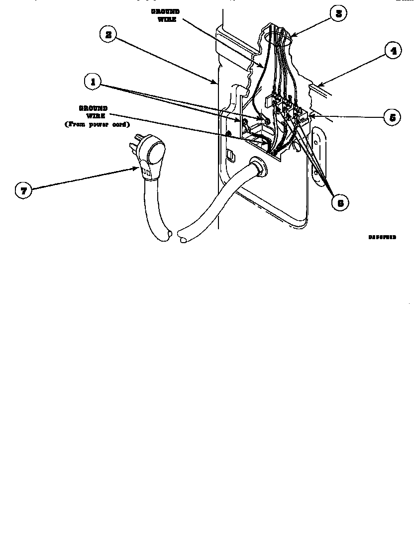 Amana LG8153LM-PLG8153LM power cords diagram