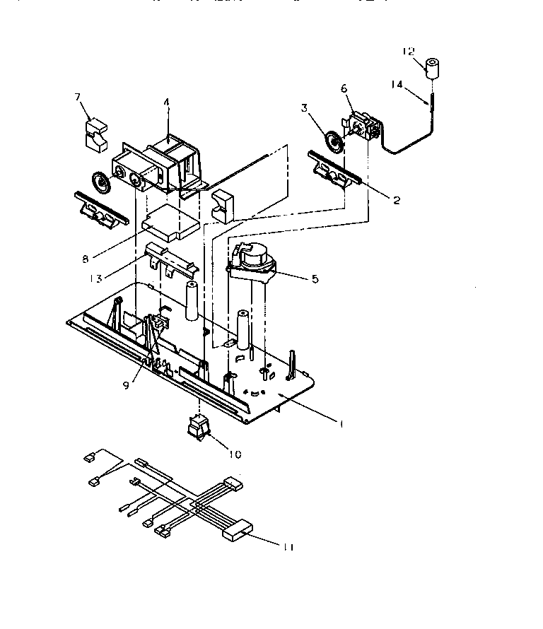 Amana TRI22S4W-P1196304WW control panel diagram