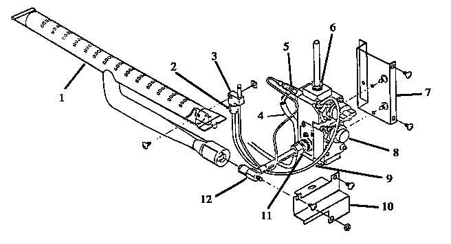 Caloric RBL39AA0,5/P11417155NL burner assembly diagram