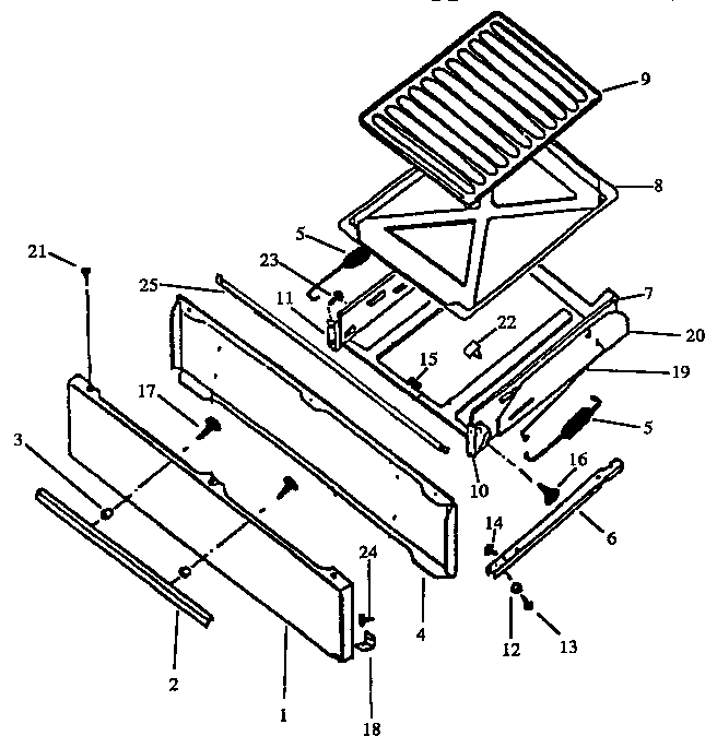 Caloric RBL39AA0,5/P11417155NL broiler diagram