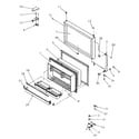 Amana TR21S4E-P1196104WE freezer door diagram