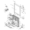 Amana TR21S4E-P1196104WE refrigerator door diagram