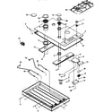 Amana AKG30E-P1172201S cooktop assembly diagram