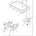 Amana CAK2H30HR-P1171808S cooktop assembly diagram