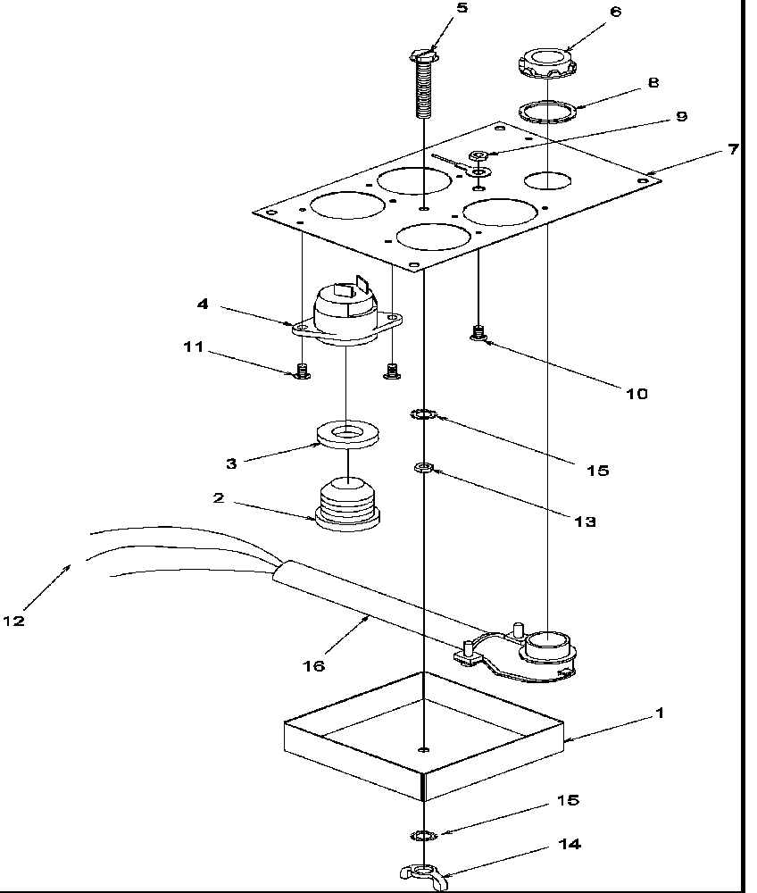 Amana AKE30W-P8597903S fuse box assembly--canadian units only (cake30w/p8597905s) diagram