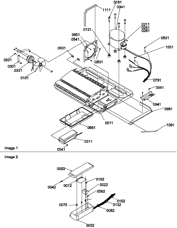 Amana SXD20TL-P1302901WL machine compartment diagram