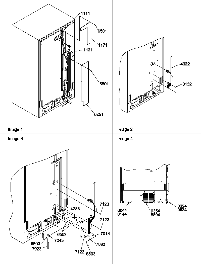 Amana SR25TL-P1194002WL cabinet back diagram