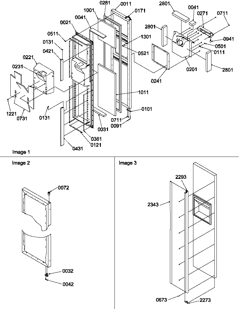 Amana SRD520SL-P1186302WL freezer door diagram