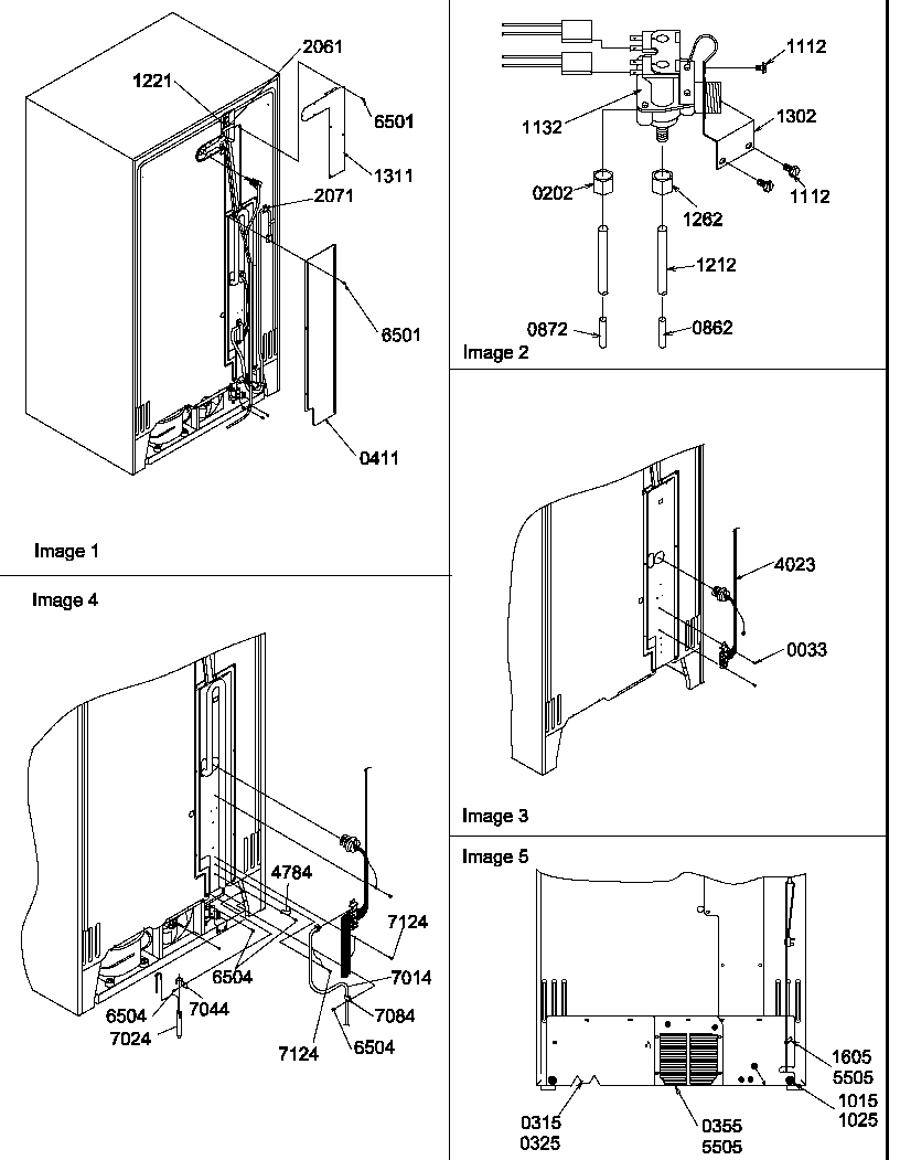 Amana SRD27S4L-P1190306WL cabinet back diagram