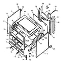 Caloric RLS271UL/P1143186NL cabinet diagram