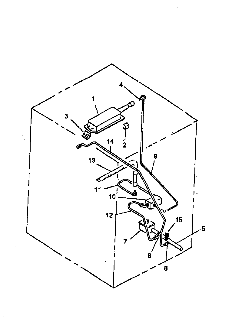 Caloric RST382U-P1141220NK gas components diagram