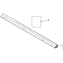 Amana HANG10/P1210304F mounting frame diagram