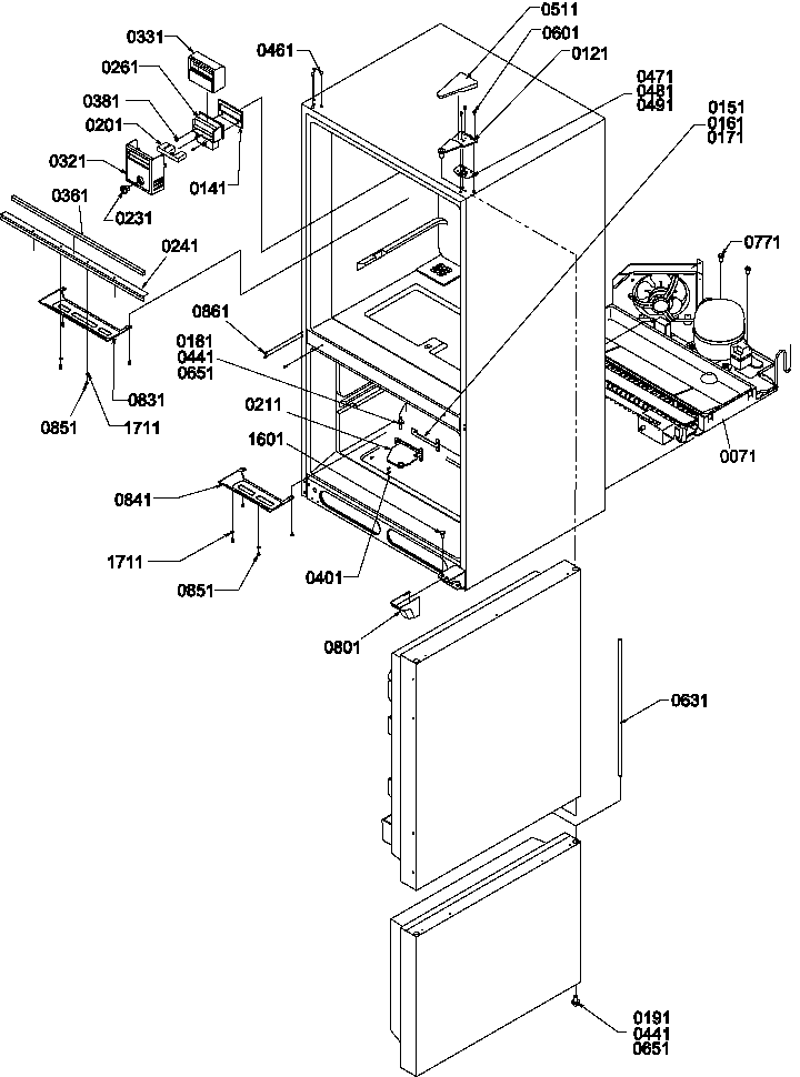 Amana BR22S6L-P1196706WL controls & light covers diagram