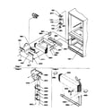 Amana BR22S6W-P1196706WW evaporator & freezer control assembly diagram